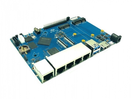 Banana Pi BPI-R2 Pro Router board with Rockchip RK3568 chip design